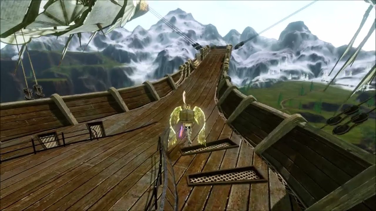 ArcheAge - Airship ride from Rokhala to Rookborne (June 17 2024) #archeage
