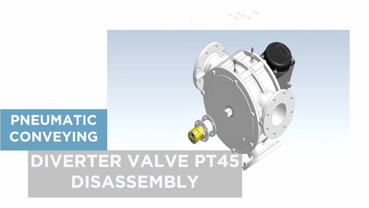 How to Disassemble a Diverter Valve PT45 as used in Pneumatic Conveying Systems