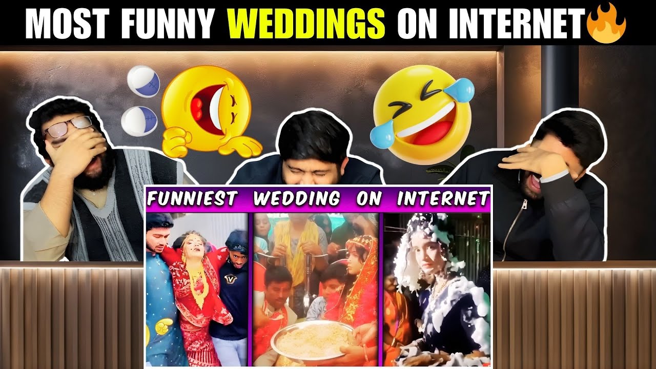 Reaction On Most Funny Weddings On Internet | Viral शादी Moments | Pakistani Reaction 🔥