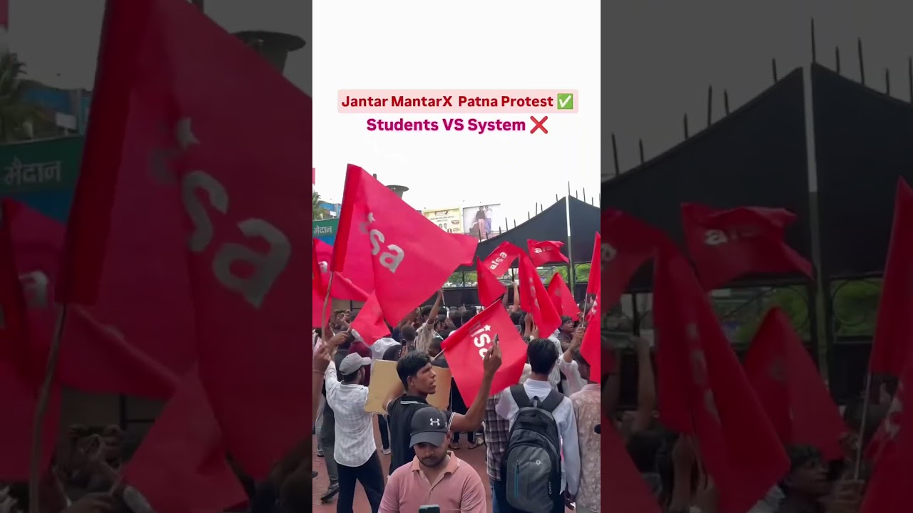 Student Protest patna 😱 #shorts #studentprotest