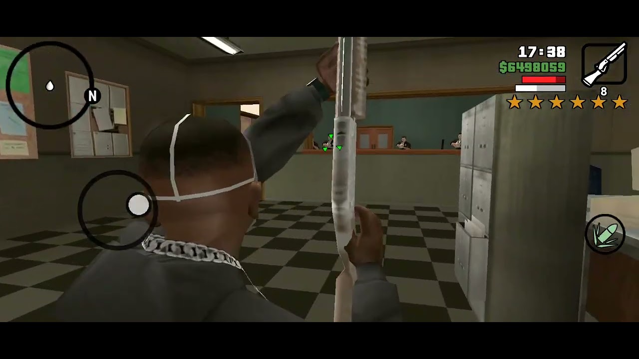 GTA San Andreas Gameplay- CJ killed 100 cops to  escape Jail 👀😯 things got Messy 