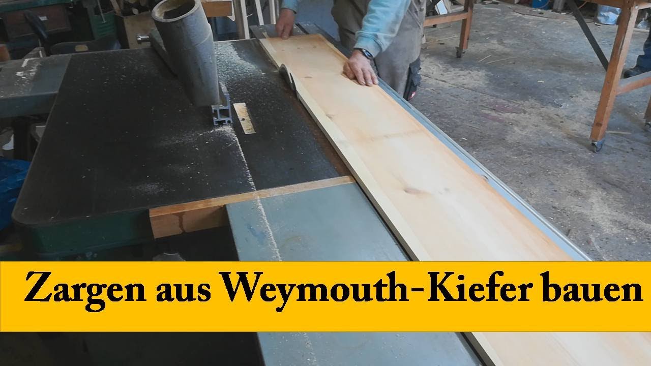 Zuschnitt von Holz für 80 Zargen aus Weymouth Kiefer - Bienenbeute aus gutem Holz selber bauen Teil1