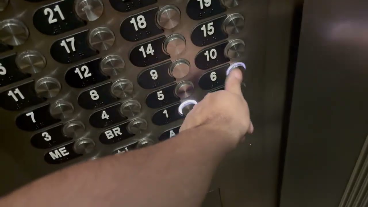 Modded OTIS Traction Elevator #6 at Sheraton City Center - Philadelphia PA
