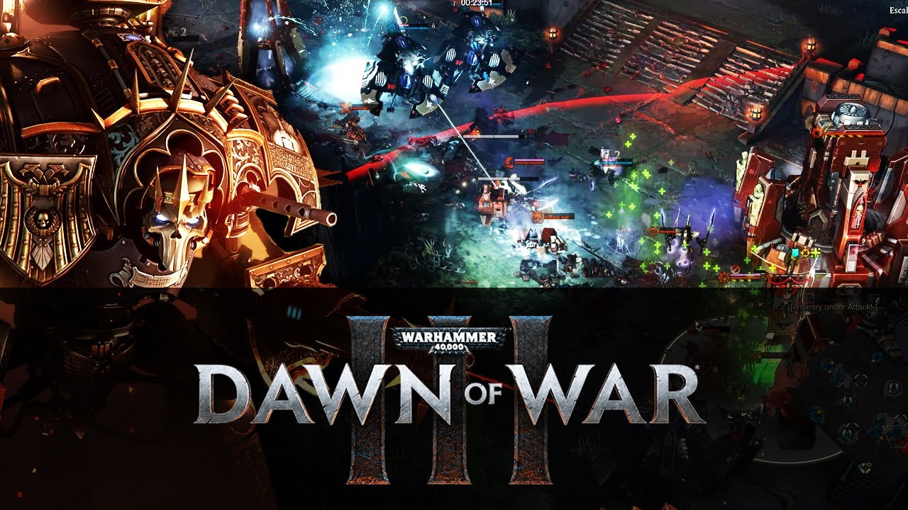 🔴⁴ᴷ⁶⁰ Dawn of War III | Eldar vs Space Marines | Solarian's Gate
