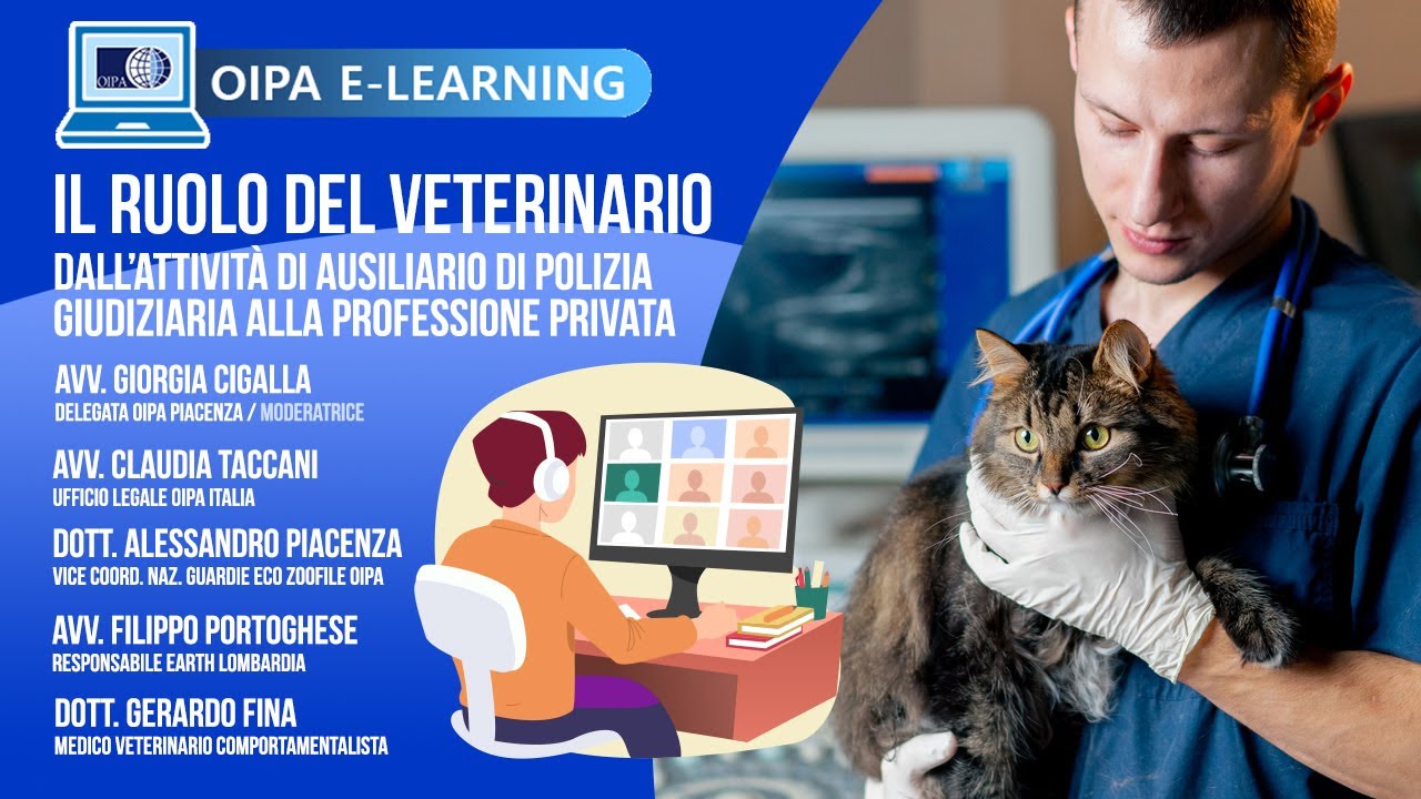 Webinar OIPA / Il ruolo del veterinario
