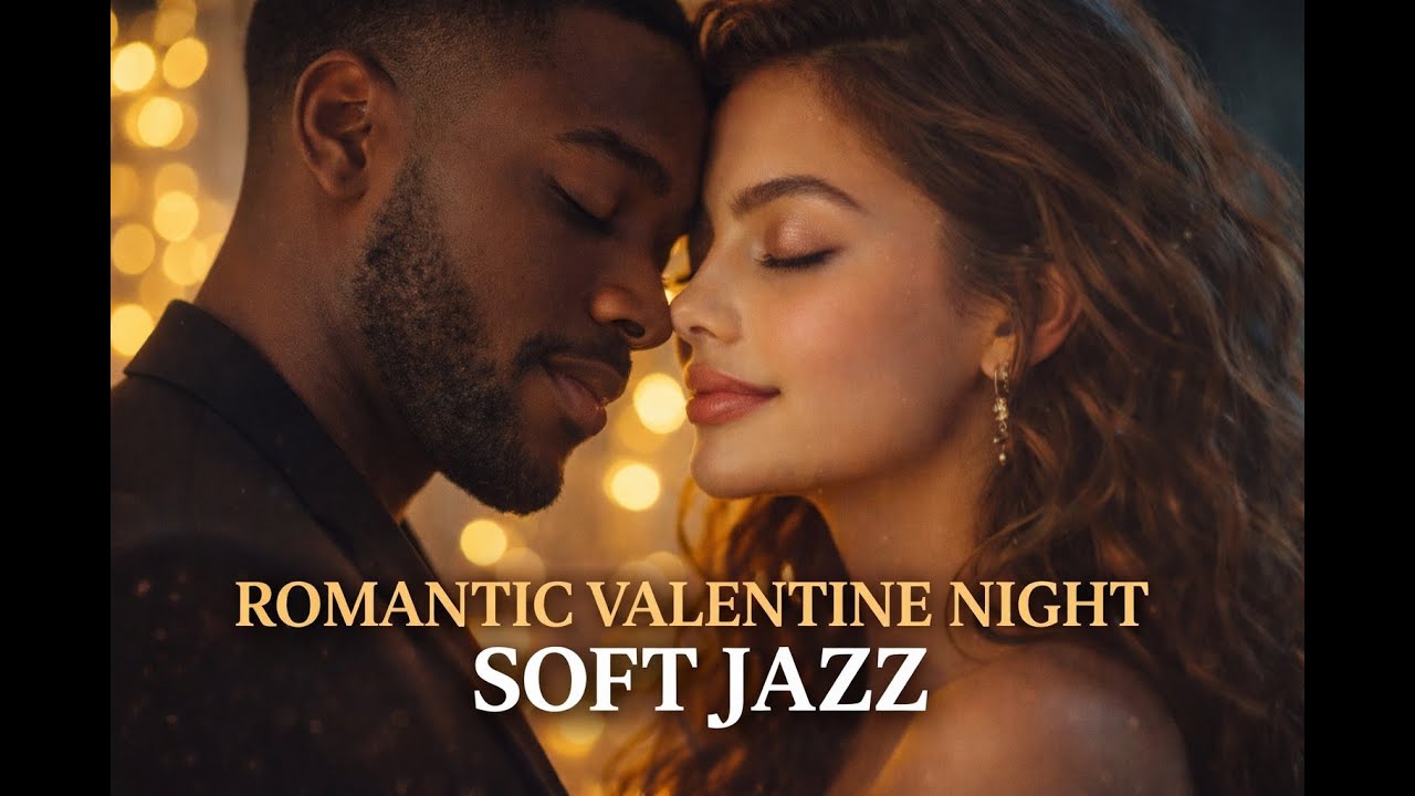 Romantic Valentine Night Jazz Soft Saxophone & Candlelit Ambience