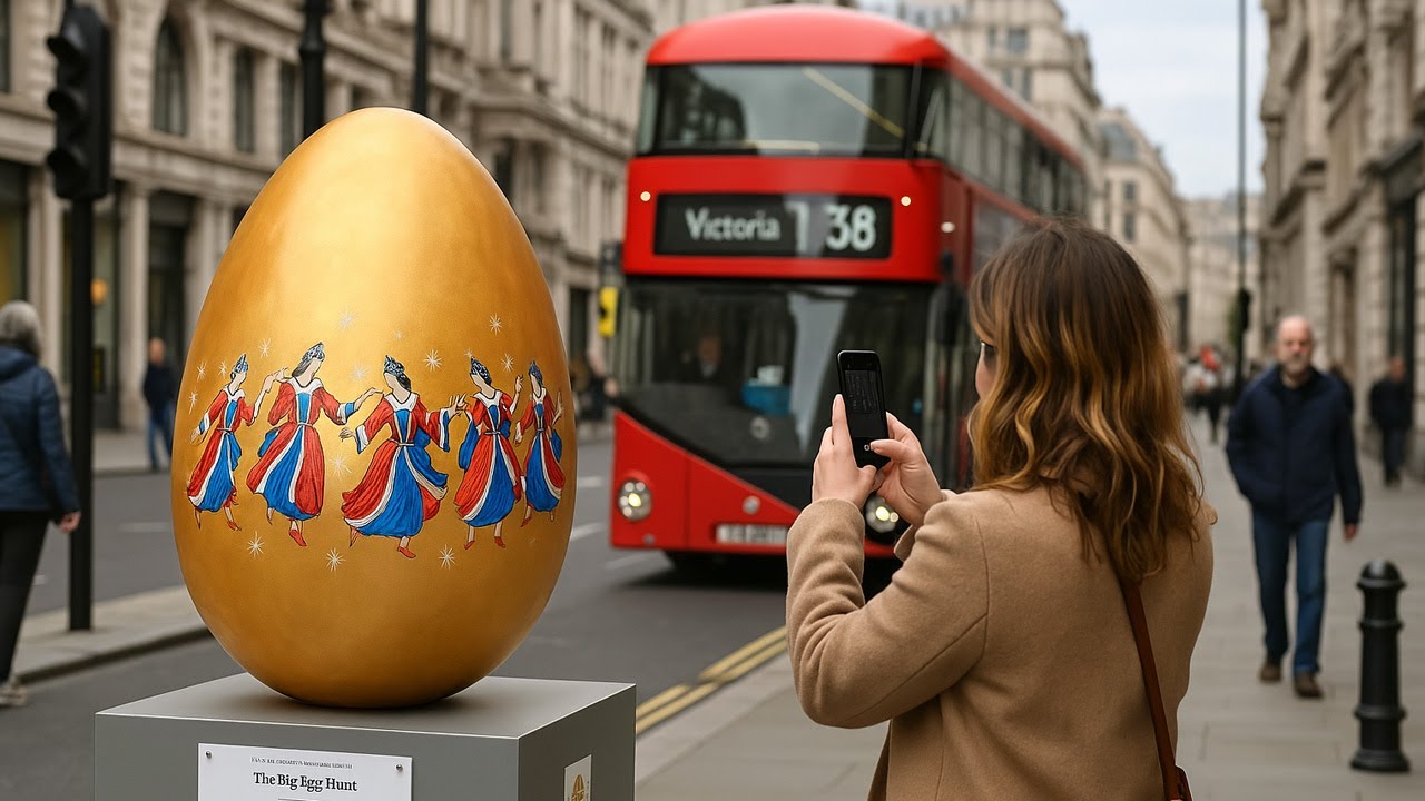 London Easter Egg Hunt 🐣 🐰 [4K HDR]