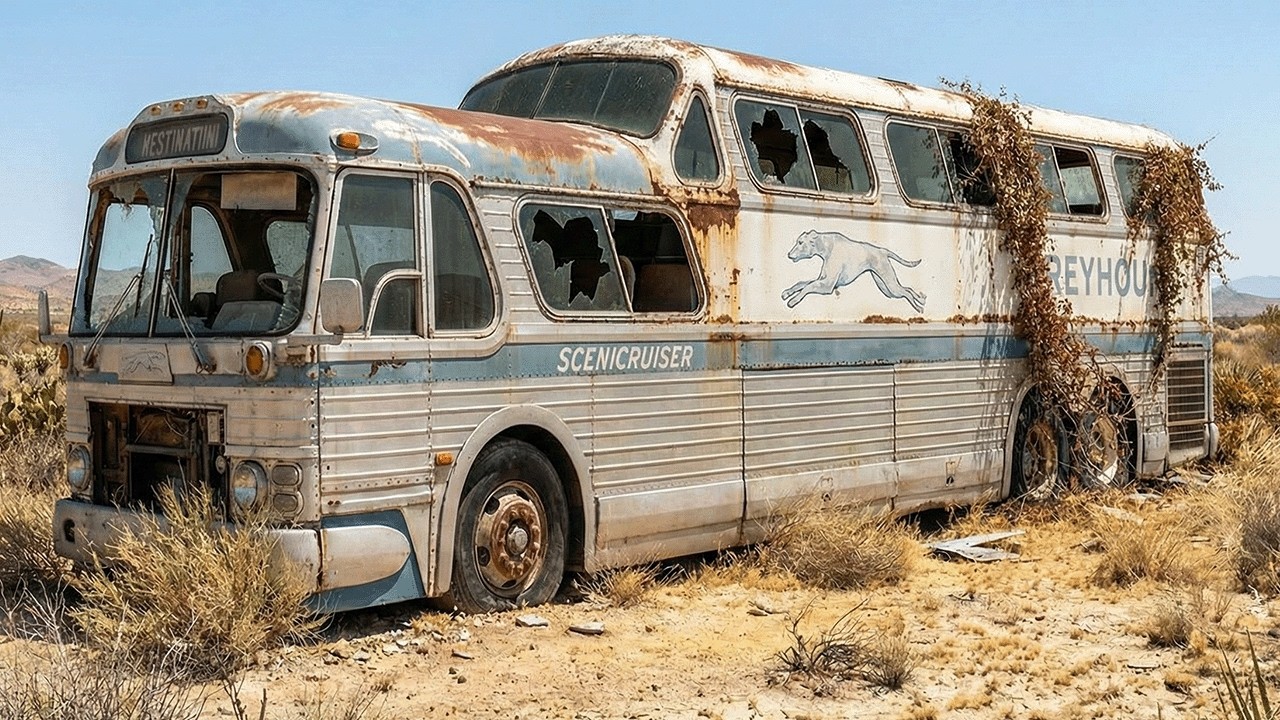 I Found an Abandoned Greyhound Scenicruiser in the Desert and Restored It!
