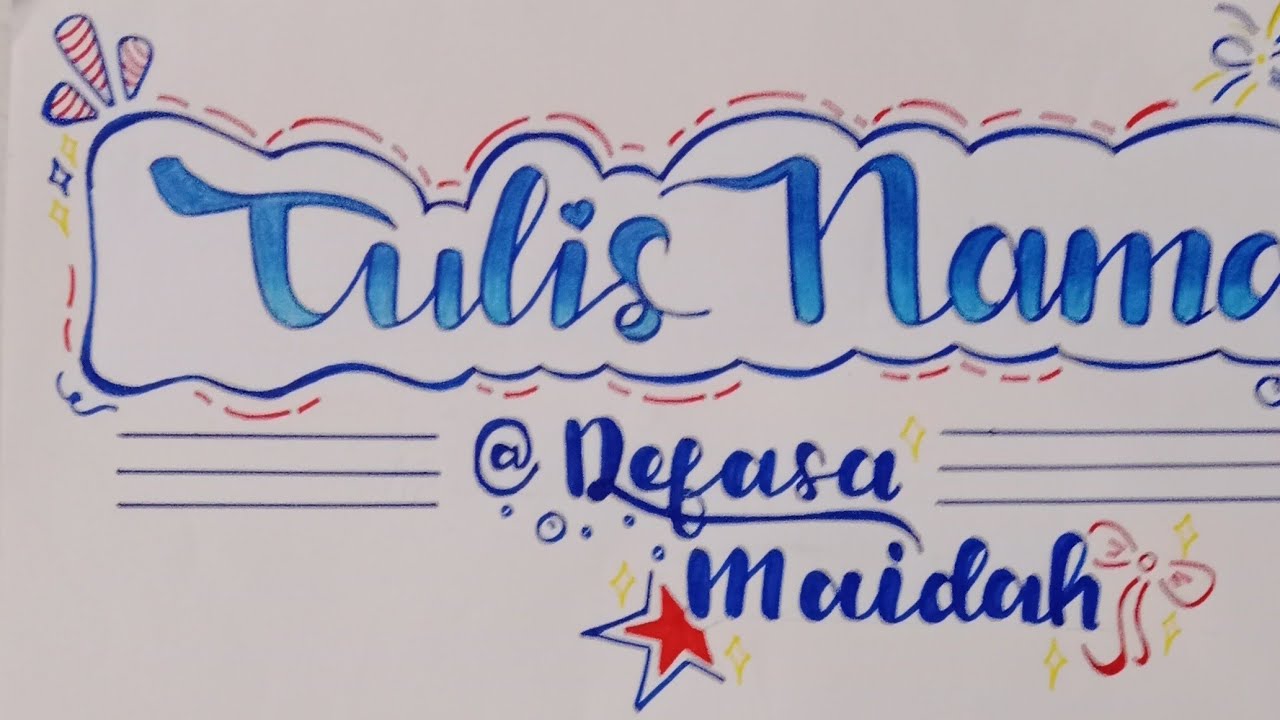 AYO TULIS NAMA KAMU 🥮