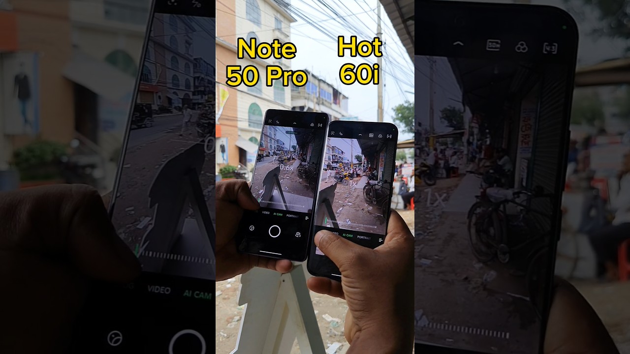 Infinix Note 50 Pro Vs Infinix Hot 60i Camera Test