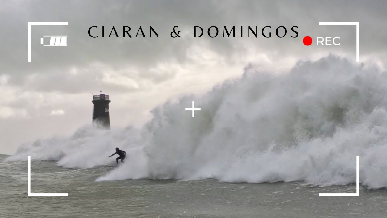 GROSSE VAGUE SUR ÎLE DE RÉ | CIARAN ET DOMINGOS 🌪️🌊
