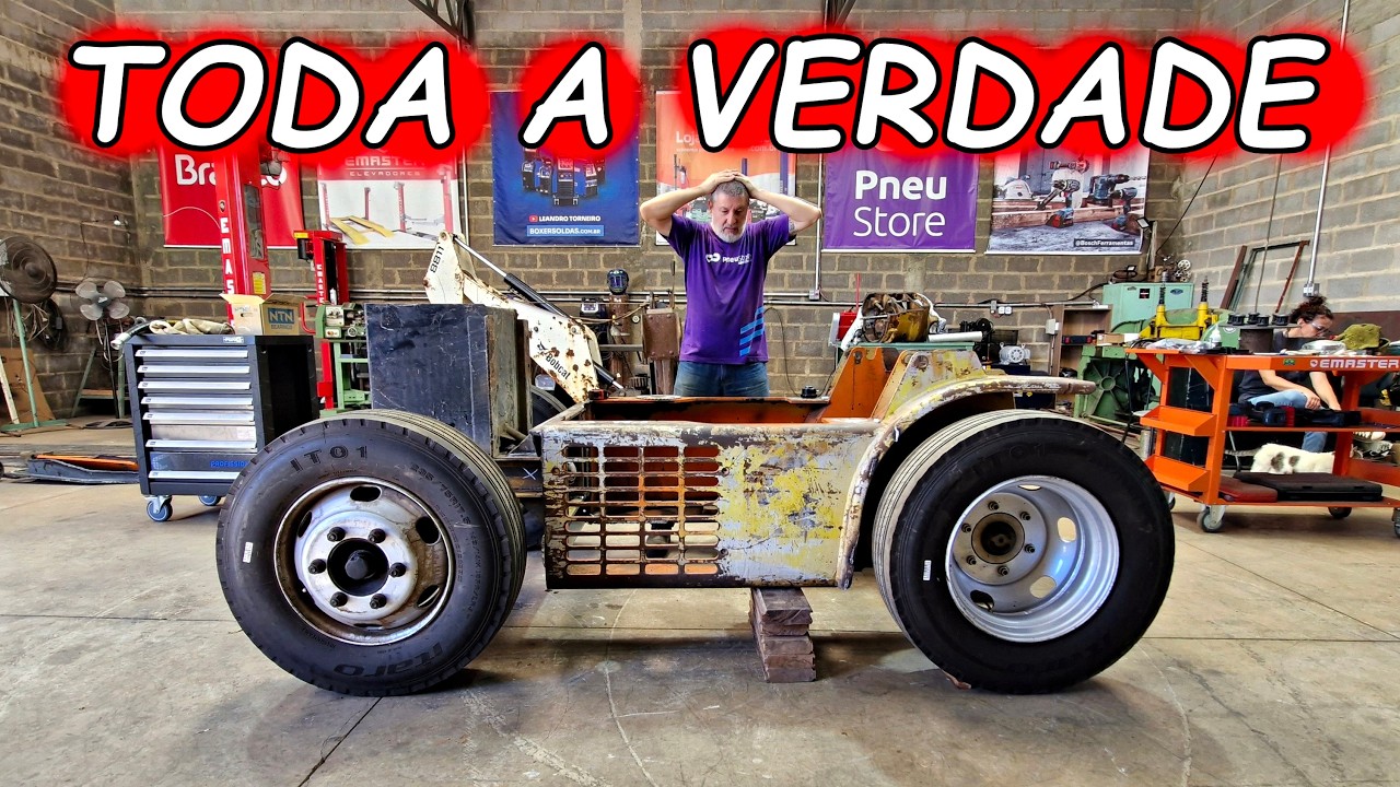 N&Atilde;O &Eacute; CLICK BAIT😰 Z&Oacute;IOMETRO LASER FALHOU🛠️ESCAVADEIRA FEITA DE SUCATA⚙️🔩🛠️☠️🔧