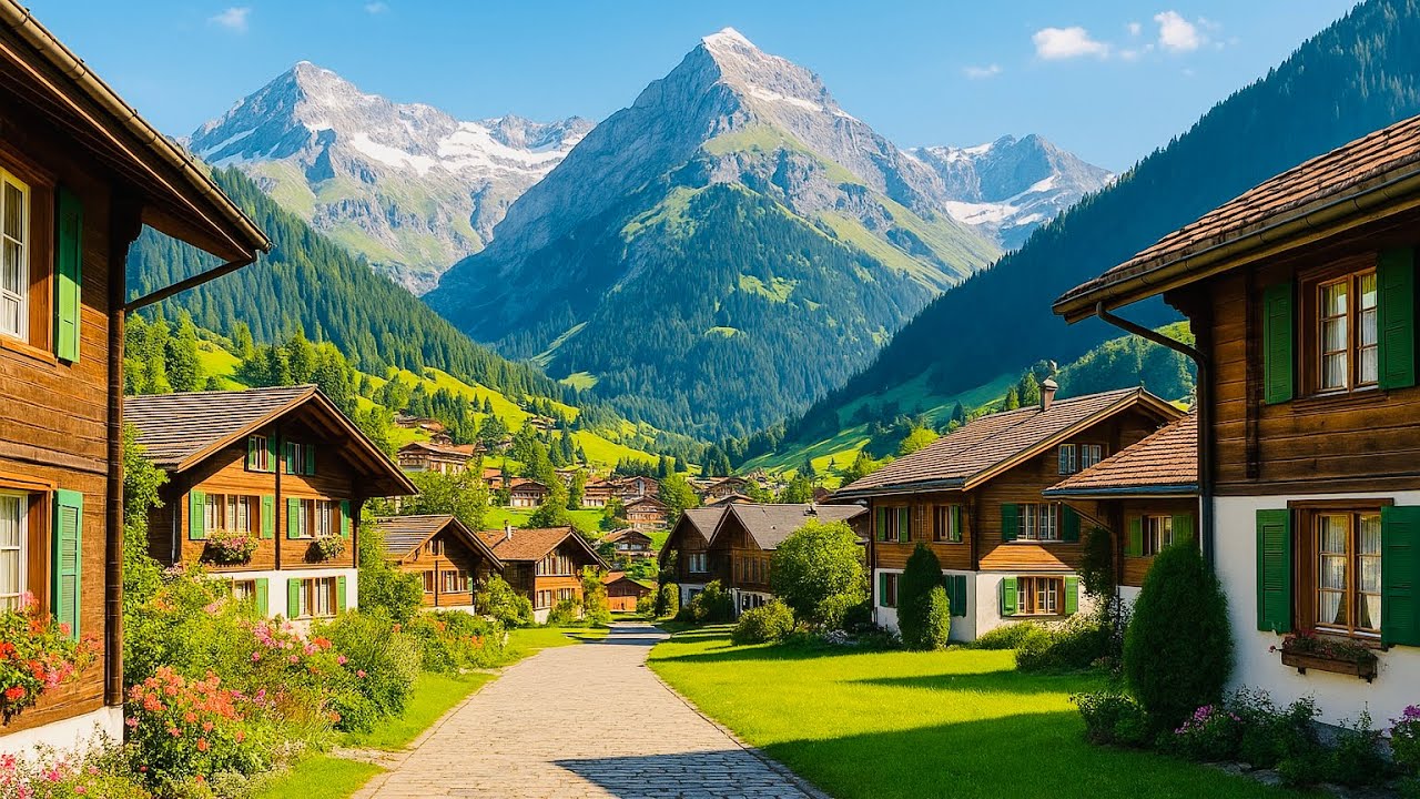 Breathtaking Views of Adelboden Switzerland 🇨🇭✨