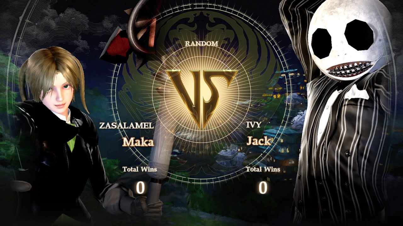 Soul Calibur 6 | Maka (Soul Eater) VS Jack Skellington (The Nightmare Before Christmas)
