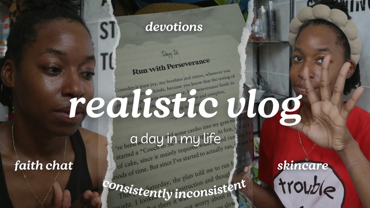 realistic day in my life✨ | faith talk 🙏🏾, wfh👩🏾‍💻 , finding rest 🍃, cooking🍳, slice of life diaries