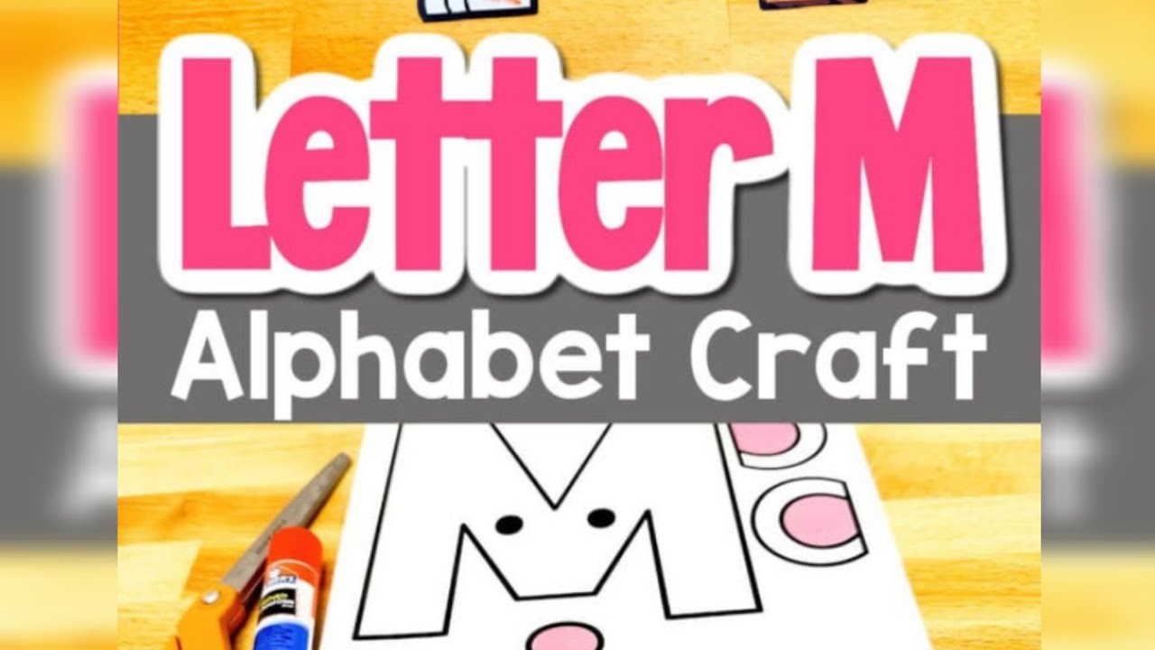 Letter M |kids crafts and activity| Kindergarten activity | preschoolers educational videos