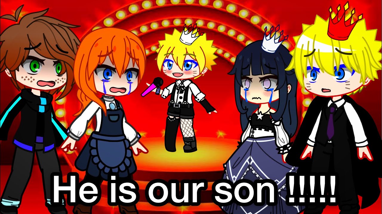 Who is my Real Mom and Dad? ✨ | meme Naruto Boruto | Gacha Club