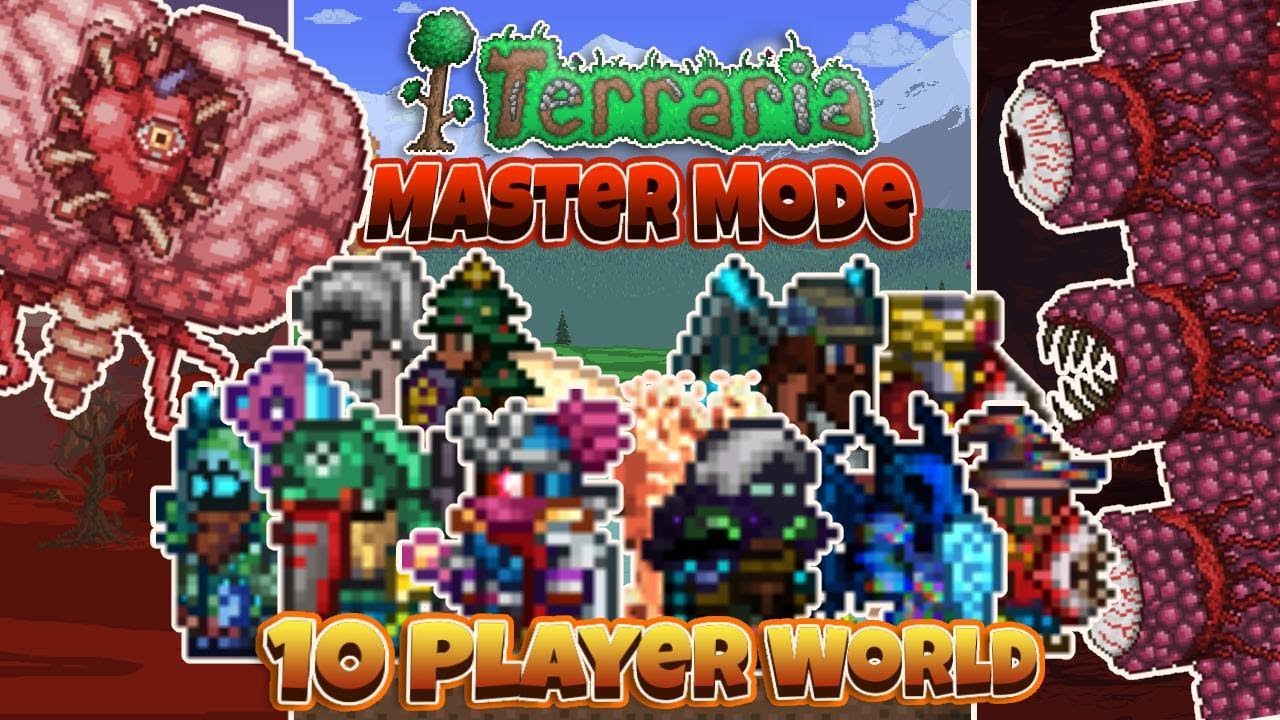 The Chaos of 10 Player Terraria - The Experience