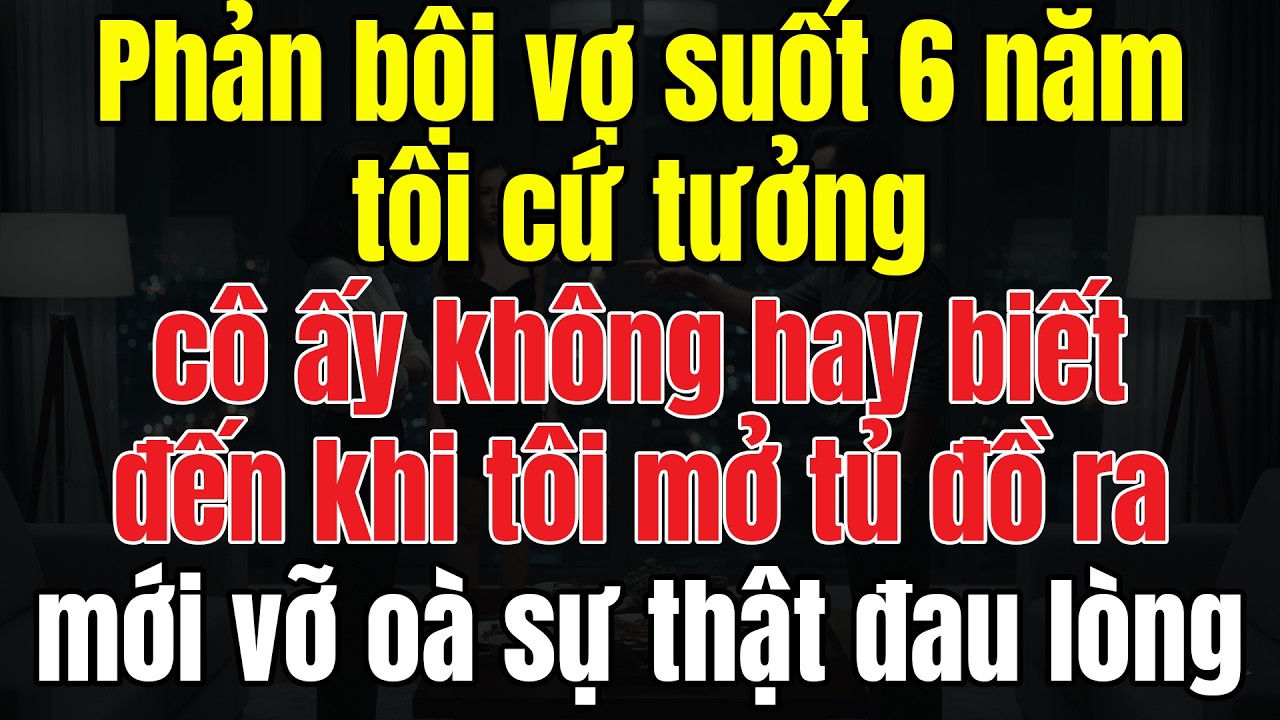 Phản Bội Vợ Suốt 6 Năm, Tôi Cứ Tưởng Cô Ấy Không Hay. Đến Khi Mở Tủ Đồ Ra Mới Vỡ Oà Sự Thật Đau
