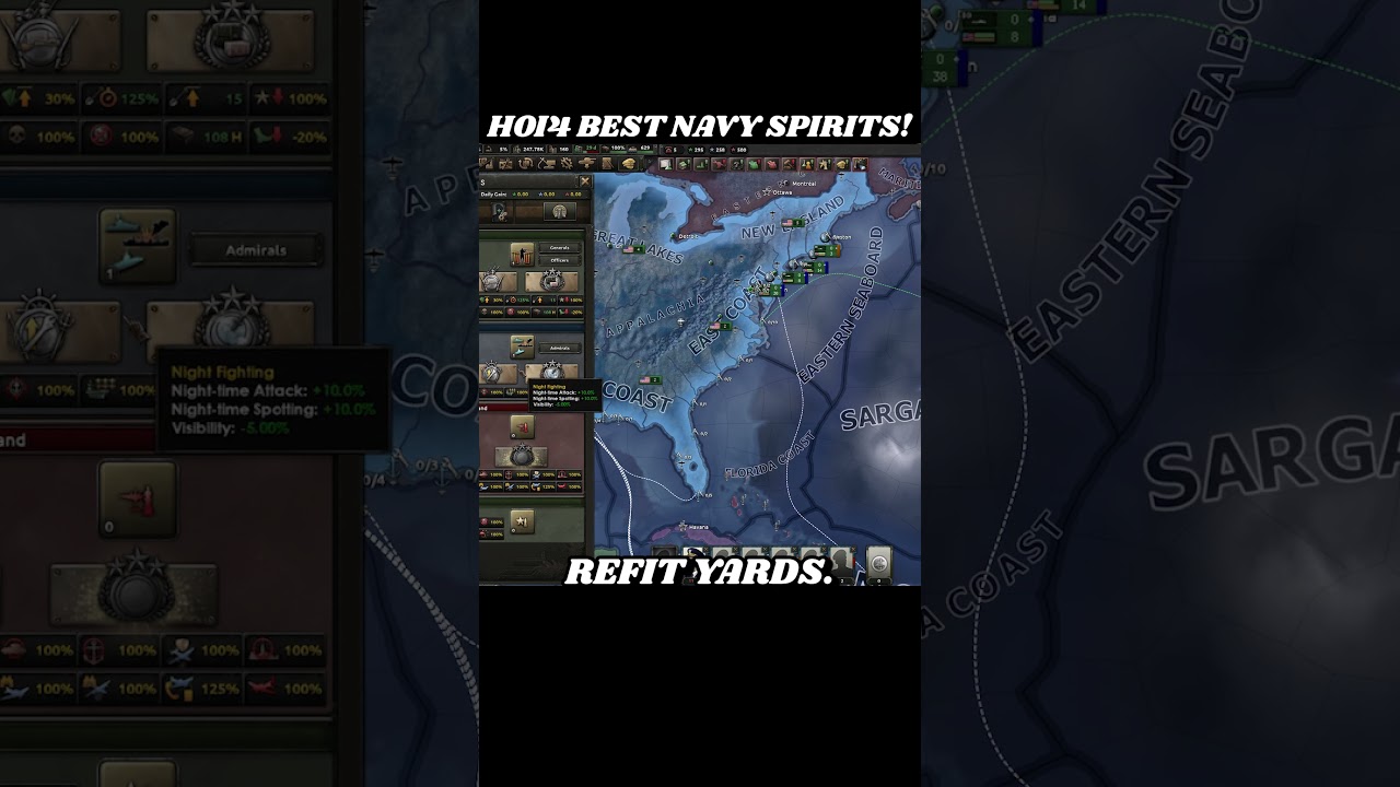 HOI4 Best Navy Spirits: Which Ones Should You Pick? | HOI4 Shorts