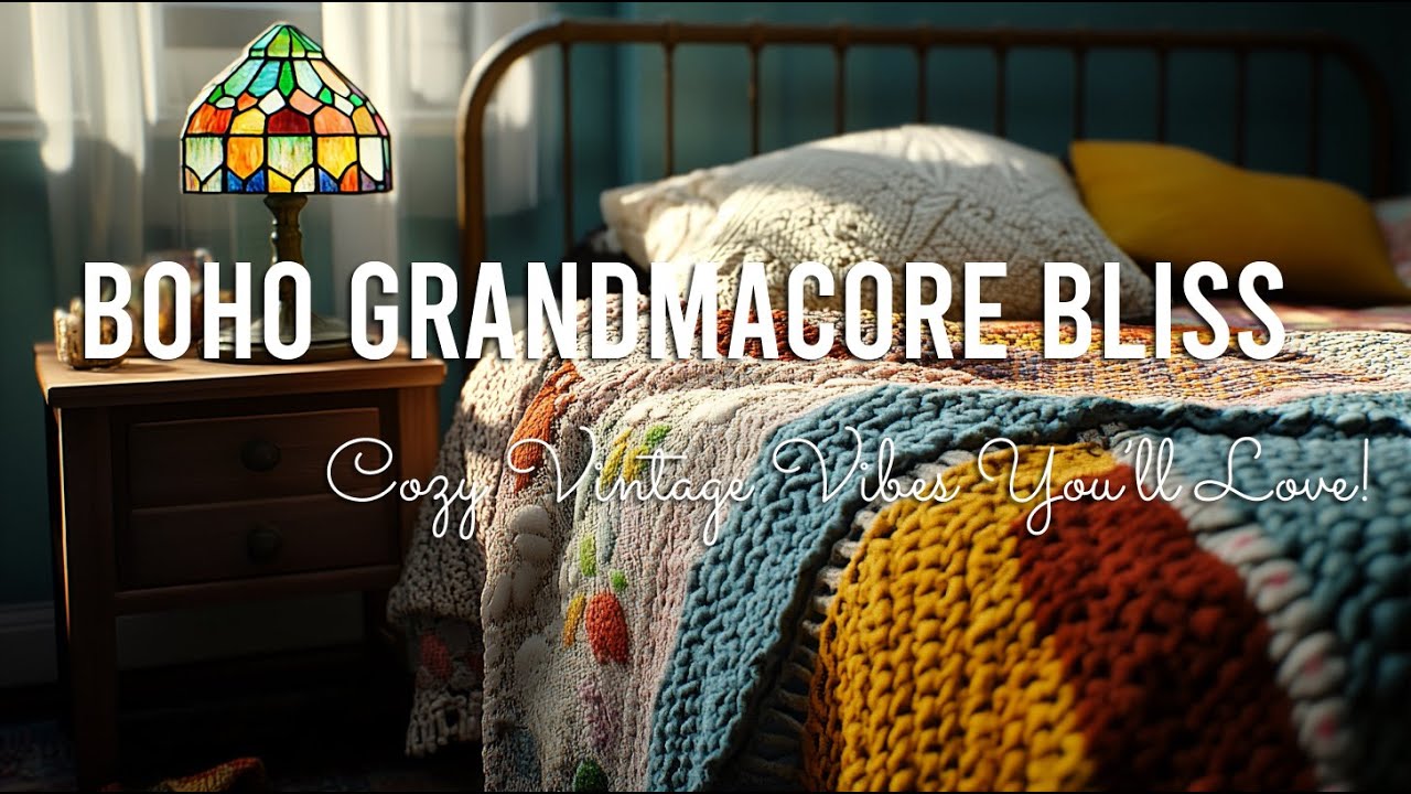 🏡 Boho Grandmacore Bliss: 🏚️ Cozy Vintage Vibes You’ll Love! ❤️