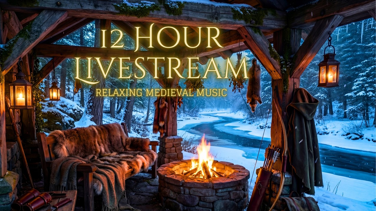 12 Hours of Enchanting Fantasy Ambience | Relaxing Medieval Celtic Music for TTRPGs, Work & Study