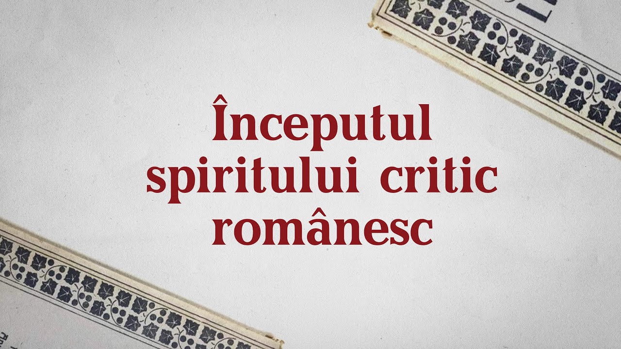 Junimea | Eu cu cine gândesc? | Podcast cu Theodor Paleologu și Răzvan Ioan | EP 176
