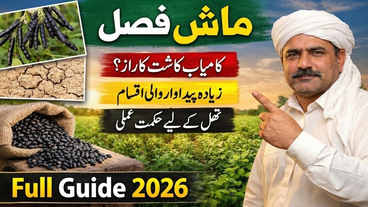 Mash Complete Guide | High Yield Varieties, Soil, Climate & Thal Strategy | Full Farming Guide 2026