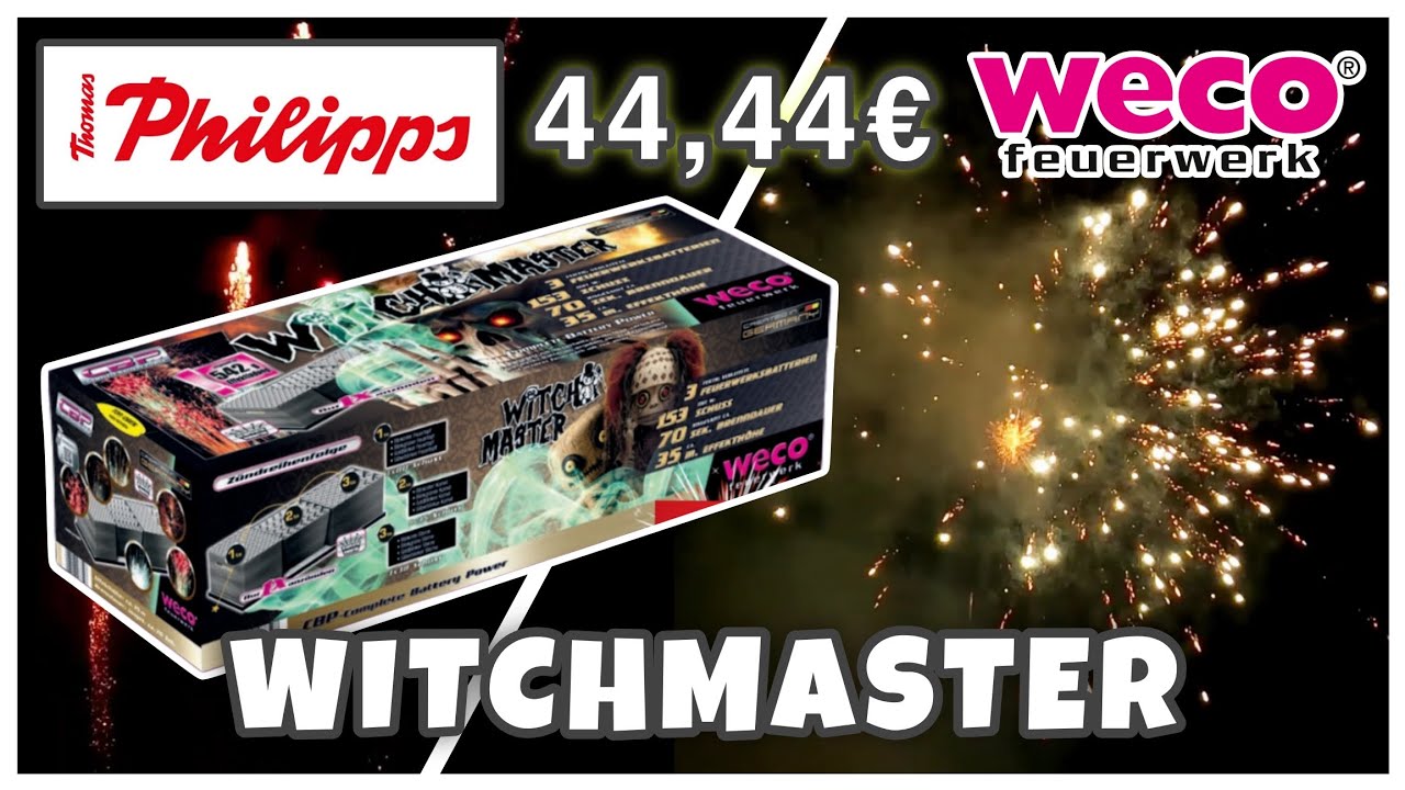 Weco Witchmaster bei Thomas Philipps 2025 🔥🎆 | 45&euro; Verbund 💥 | Pyro TV 