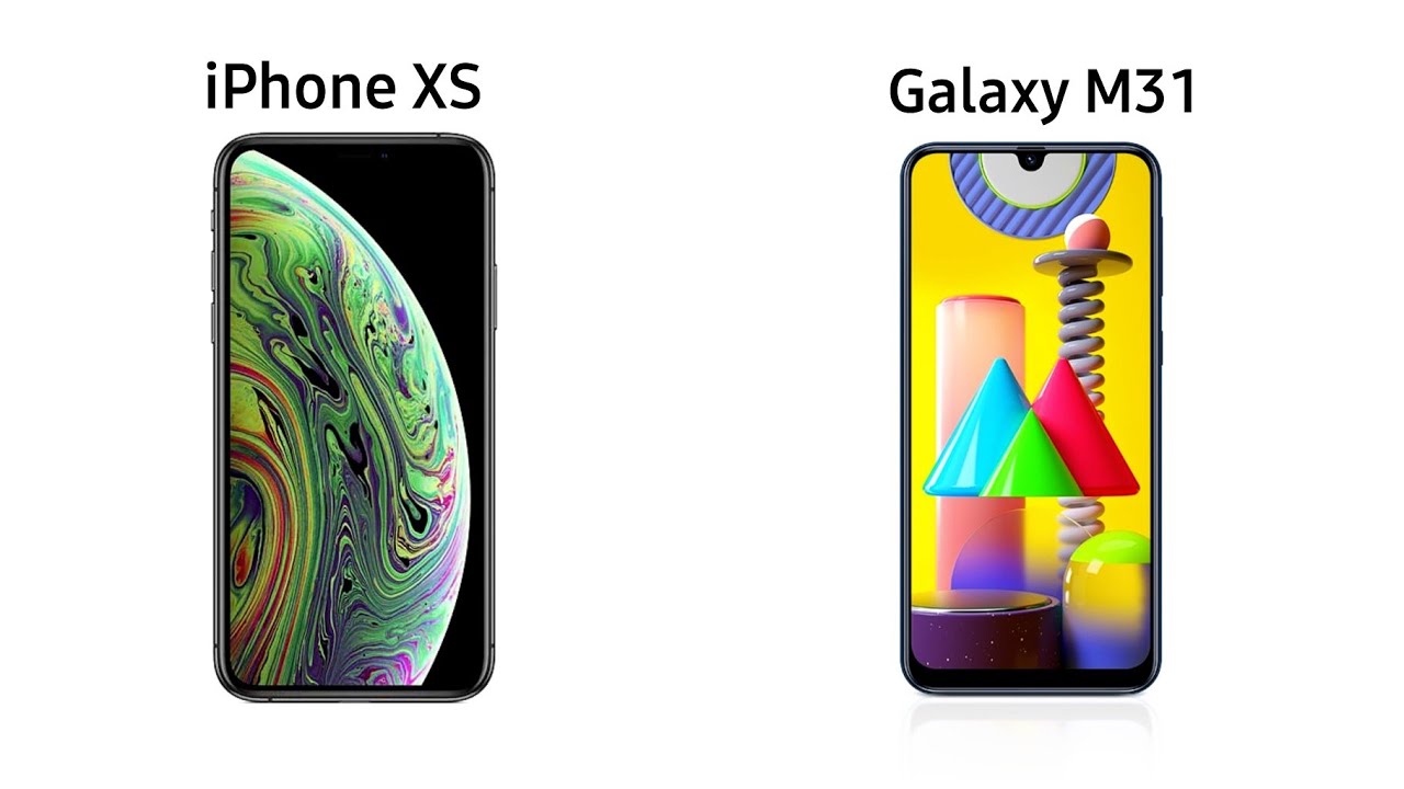 iPhone XS | vs | Samsung Galaxy M31 | Speeeeed