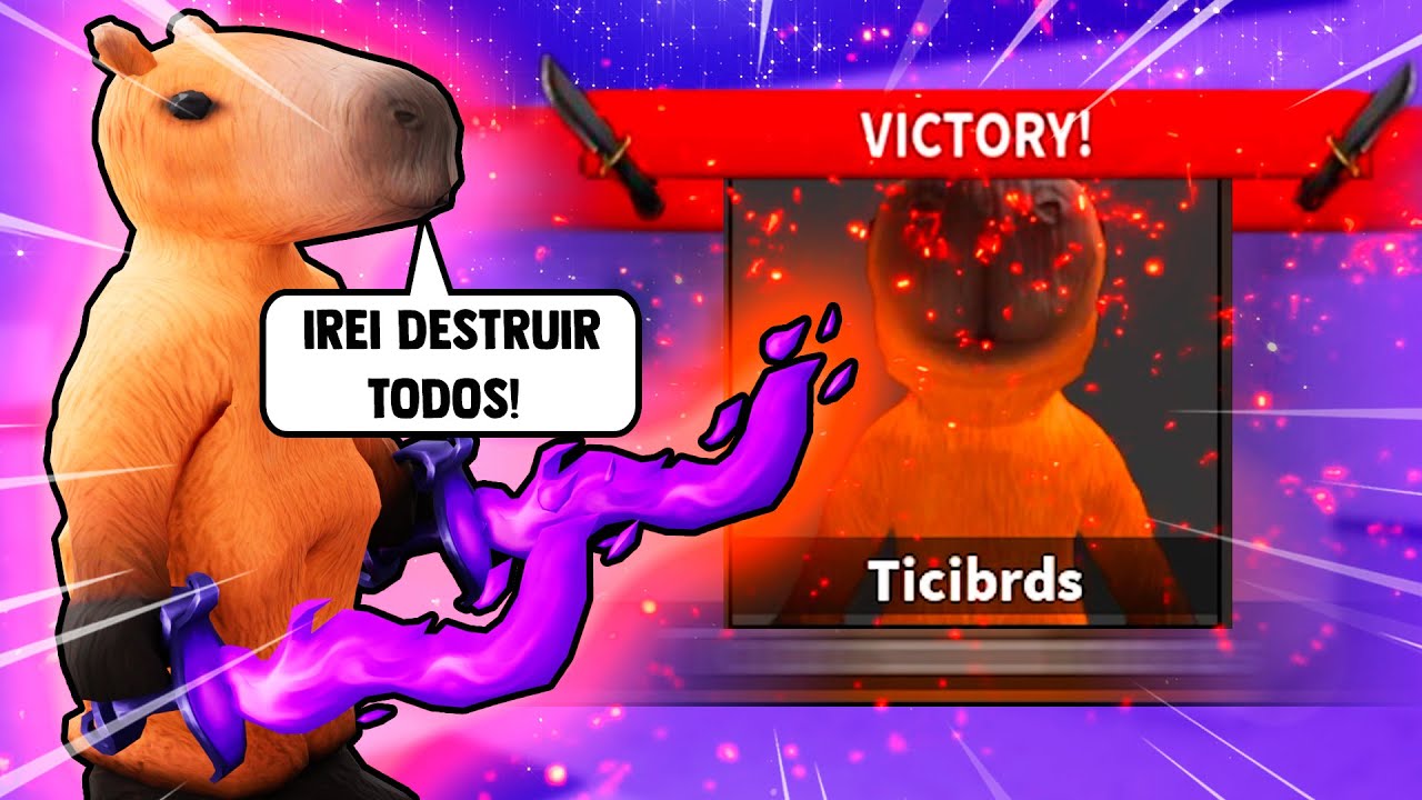 CAPIVARA LOUCA INVADIU O MURDER MYSTERY 2! [ROBLOX]