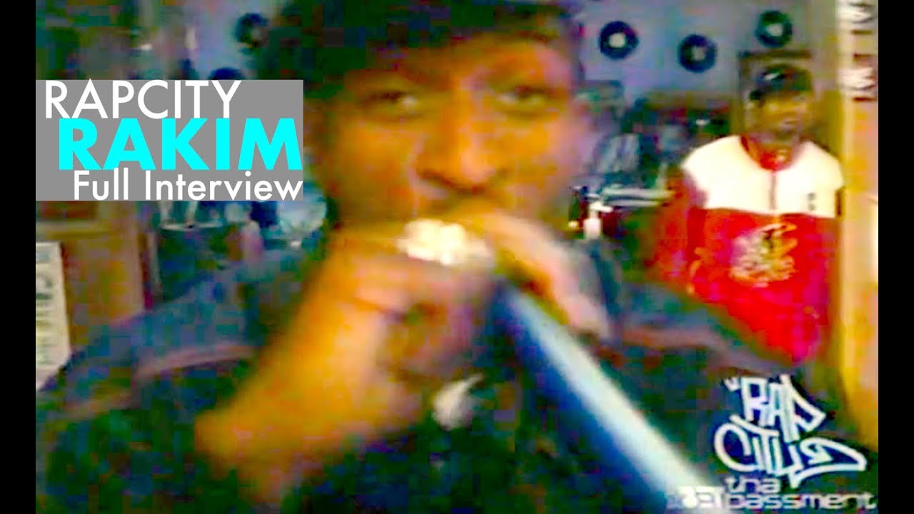Rakim - FULL Interview & freestyle in the booth (Rap City)