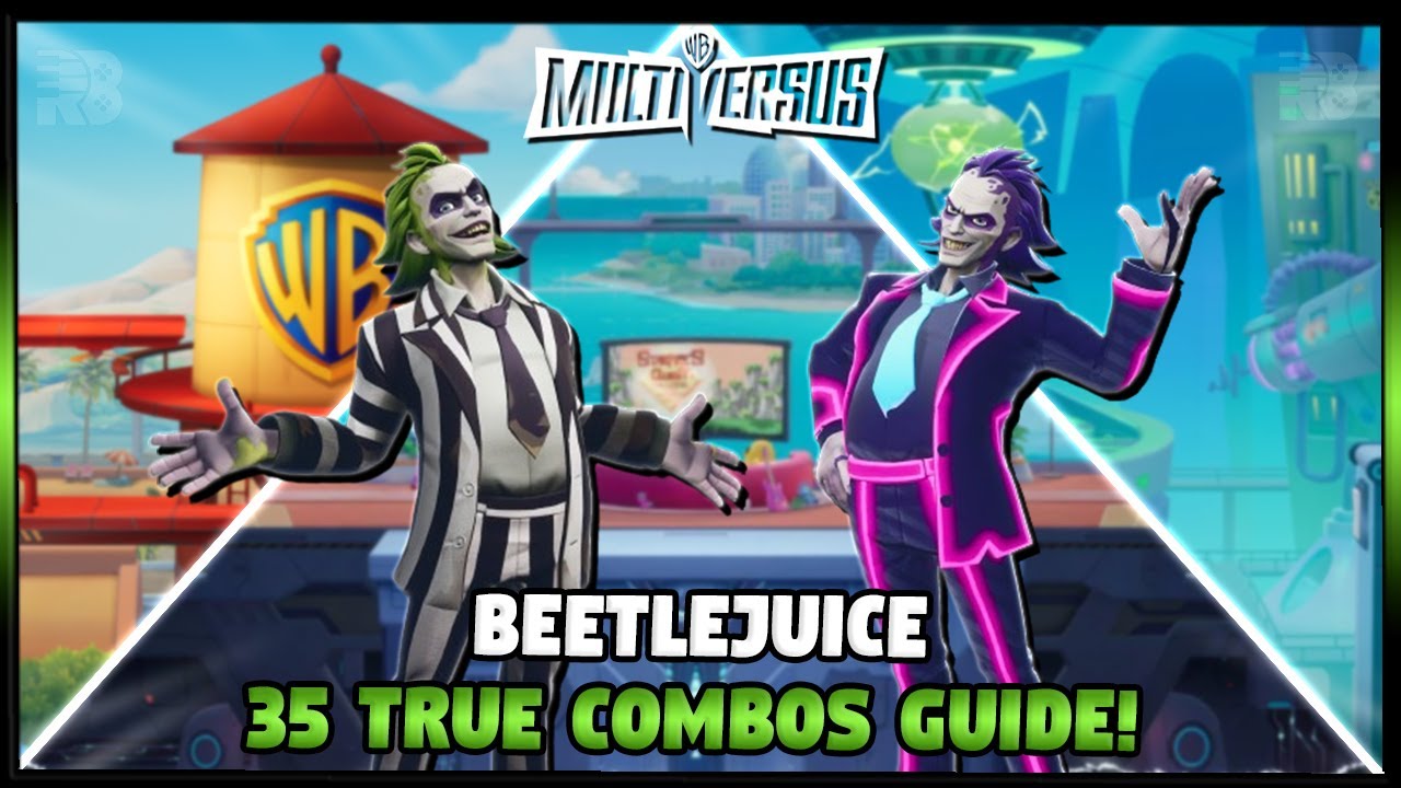 Beetlejuice TRUE Combos Guide, How To Do It! | MultiVersus 2024