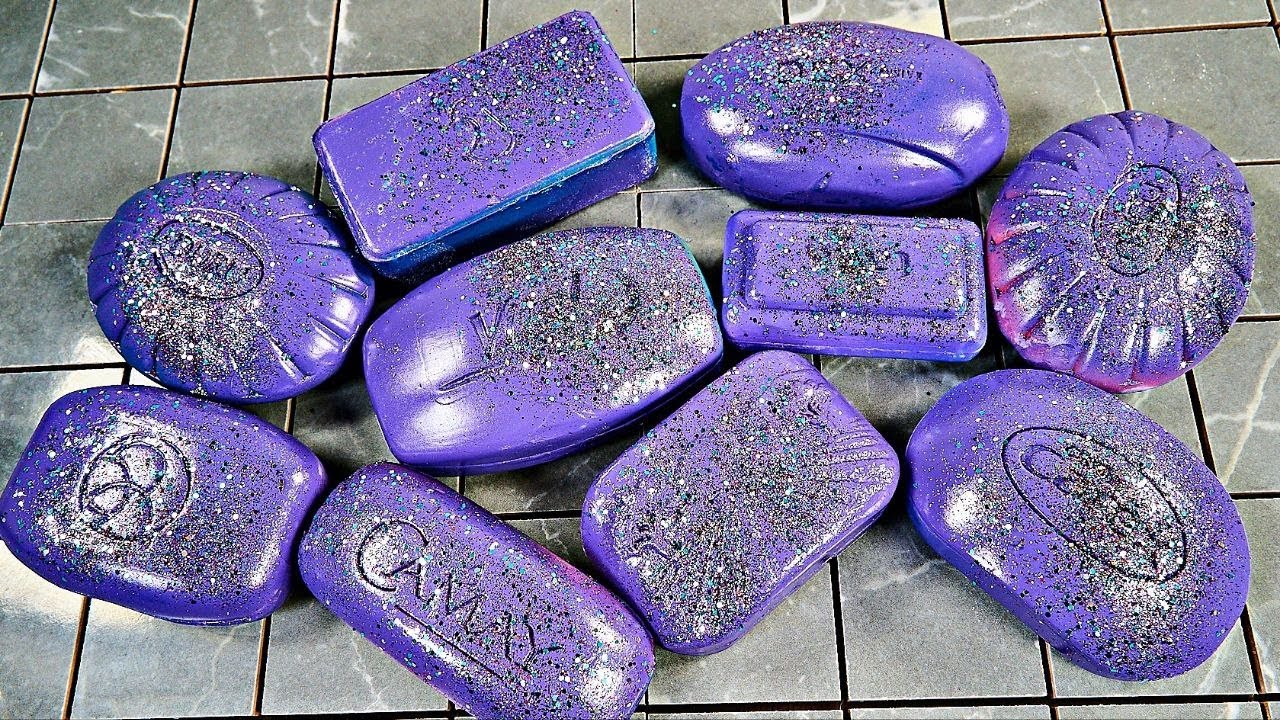 ASMR SOAP | Dry Painted Soap cutting| Soap Carving | No Talking | 4K