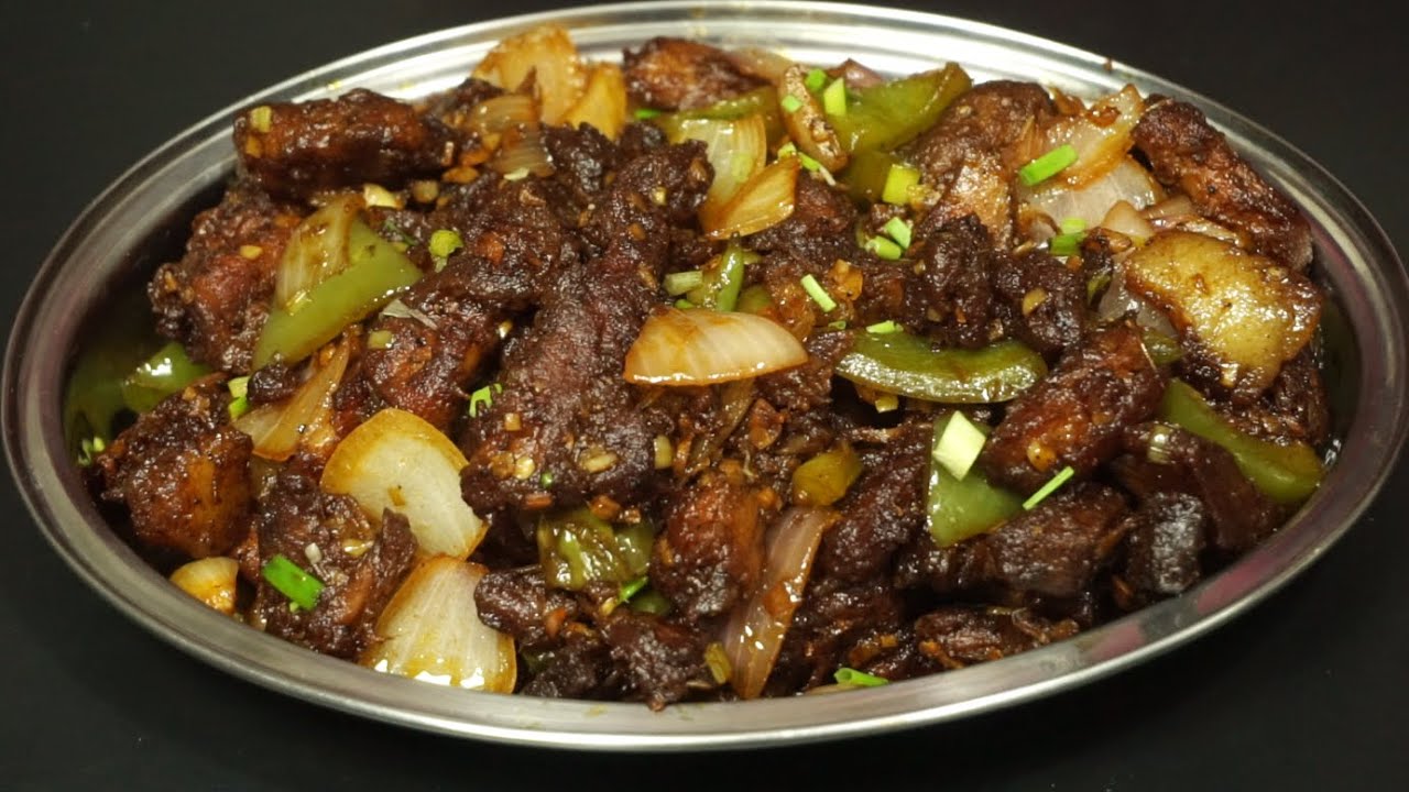 ചില്ലി പോർക്ക്  ഉണ്ടാക്കുന്ന വിധം |  Chilli Pork Recipe Kerala Style
