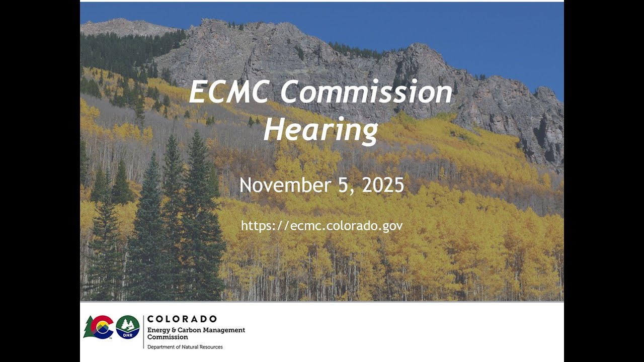 ECMC Commission Hearing - November 5, 2025