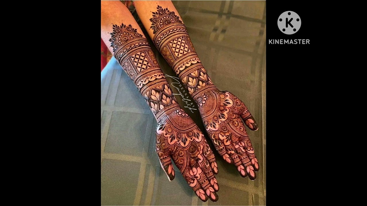 Beautiful front hand mehendi designs for bride 👌👌🔥❤️#fashion #youtubeshorts #wedding #trending