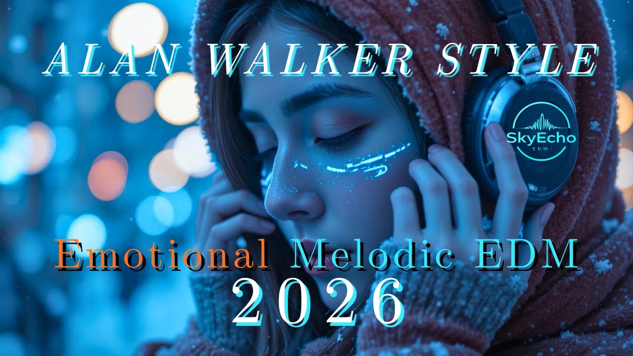 🎧 Мелодичная EDM-музыка в стиле Алана Уокера, 2026 год || Одинокая ночная поездка | Эмоциональный...