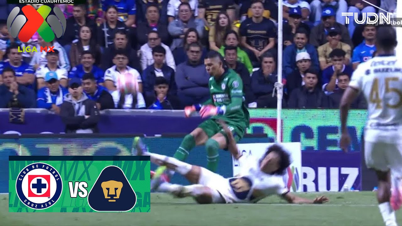 ¡POLÉMICA! ¿ERA DE ROJA?  I Cruz Azul 2-1 Pumas | Liga MX - Jornada 17 Apertura 2025 | TUDN