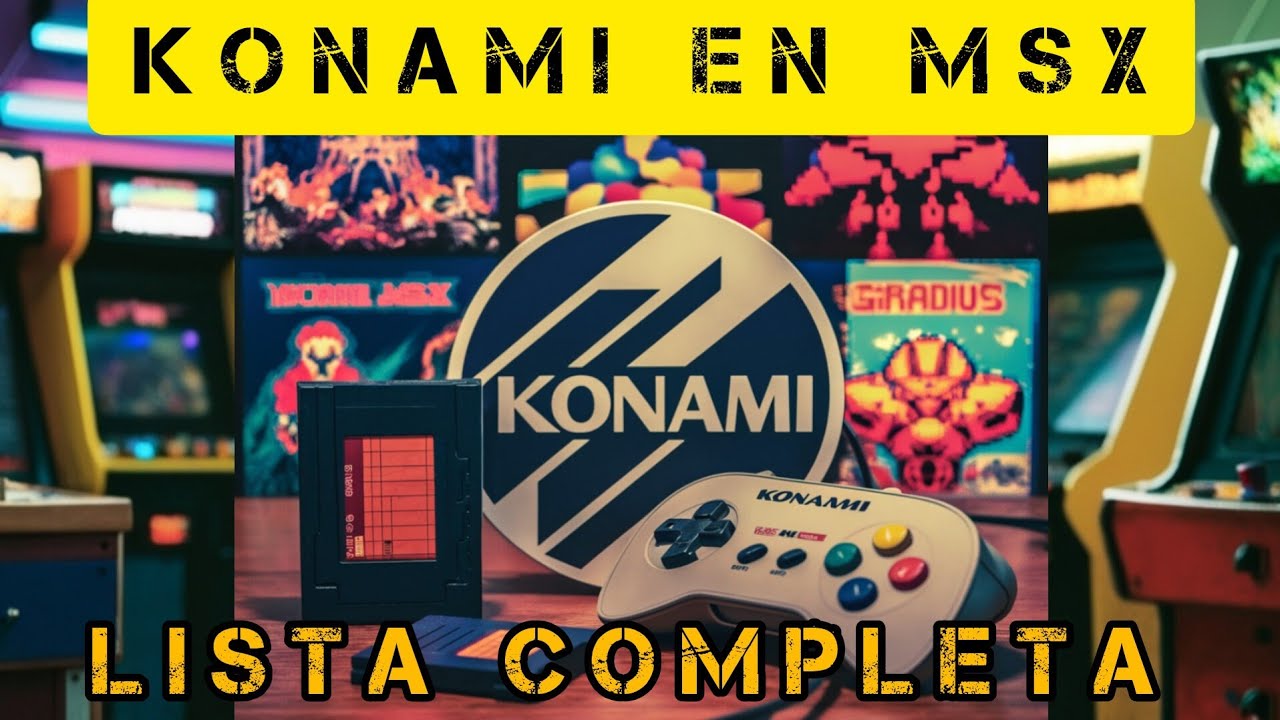 KONAMI en MSX - LISTA COMPLETA