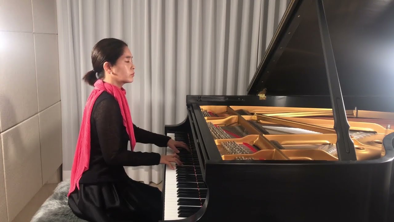 패티김(Patti Kim) - 가을을 남기고 간 사랑(Love that Left Autumn) 피아노 연주 :: 가사, 자막, 악보