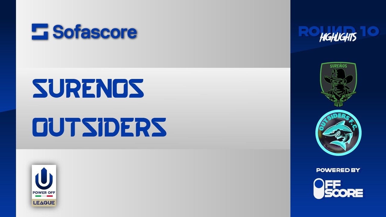 Sureños-Outsiders 9-0: Gol e Highlights | Power Off League