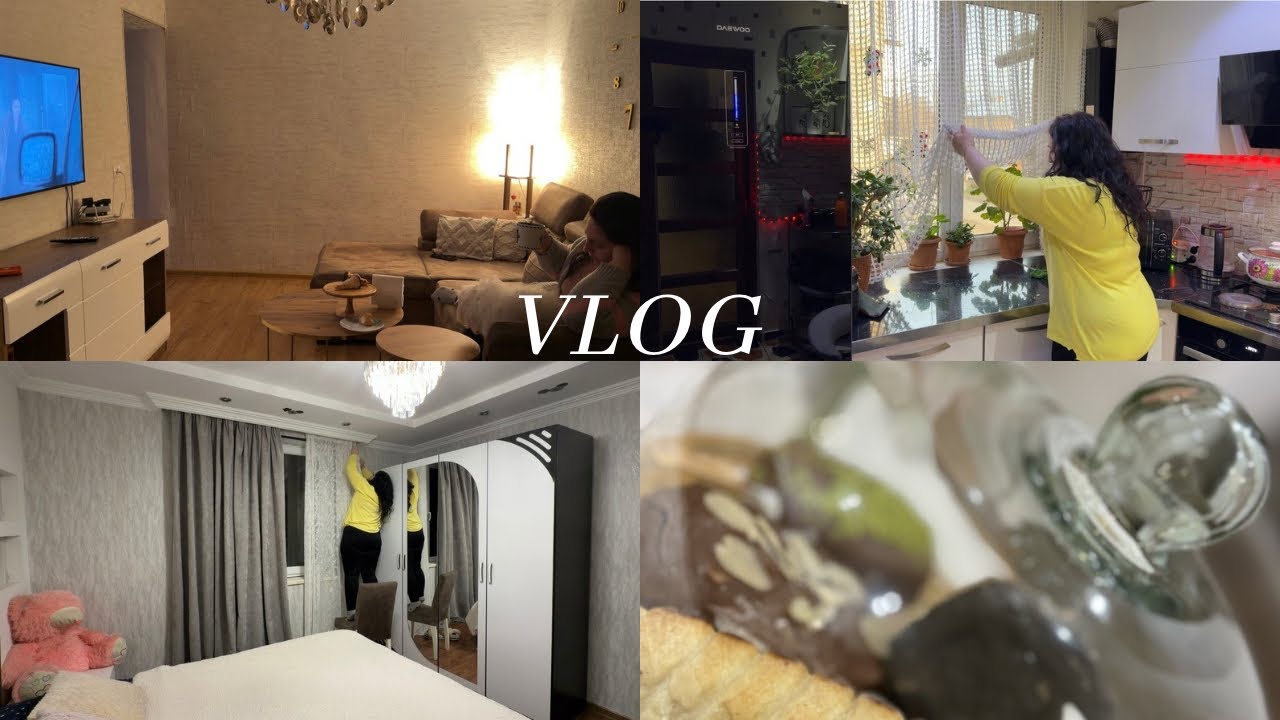 VLOG //  ერთი დღის ვლოგი #motivation #clining 