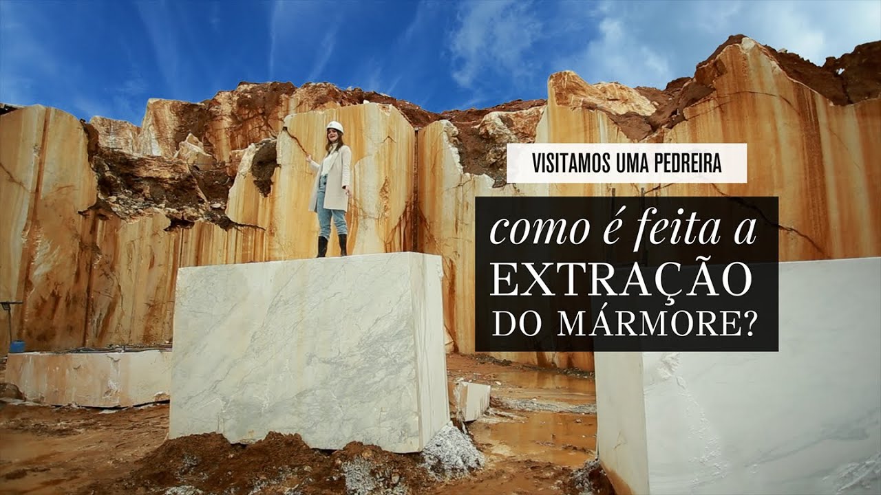 VISITAMOS UMA PEDREIRA! Como &eacute; feita a extra&ccedil;&atilde;o e beneficiamento do m&aacute;rmore