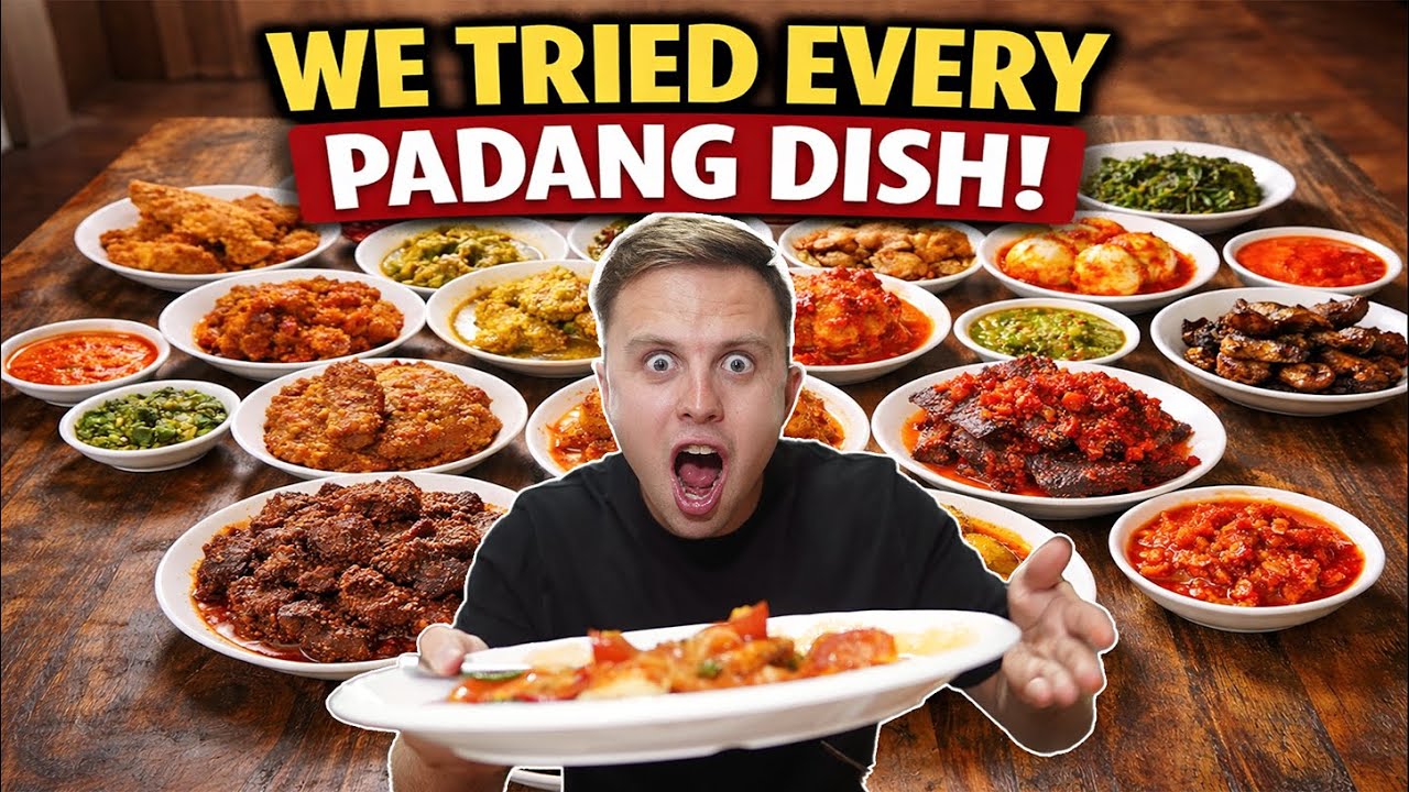 Nasi Padang - Incredible Indonesian Food in West Sumatra!