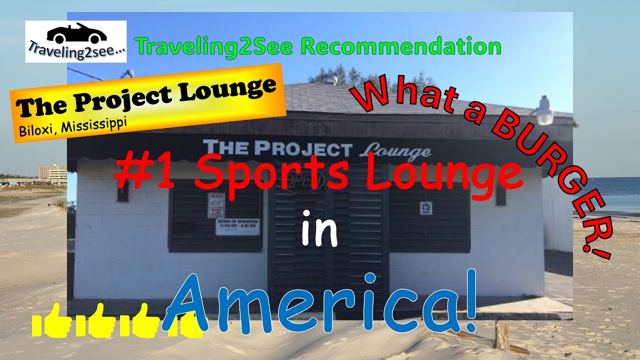 BEST BURGER? #1 Sports Lounge in AMERICA - Project  Lounge Biloxi MS 2025  