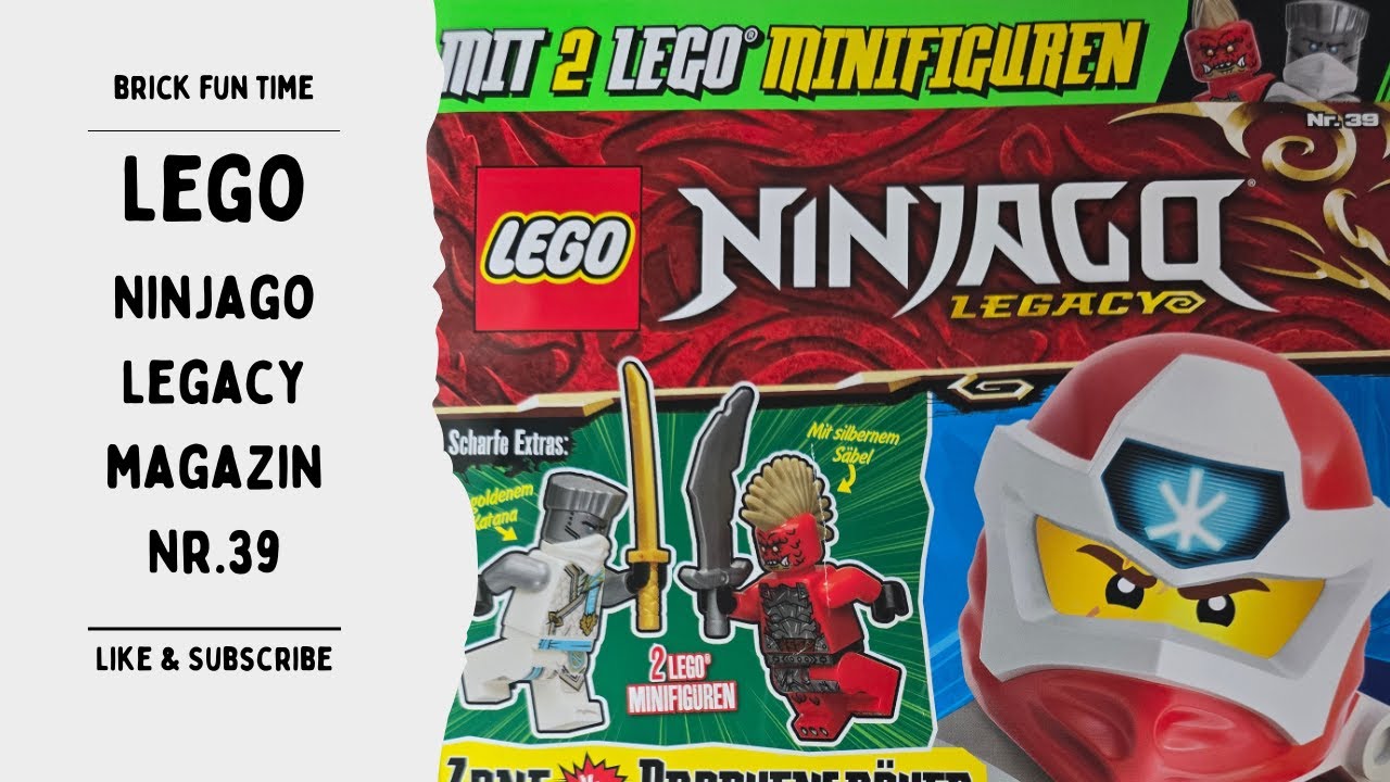 Es Rappelt in der Box 🤣🤣!! Neu LEGO Ninjago Legacy Magazin Nr.39 *Review*