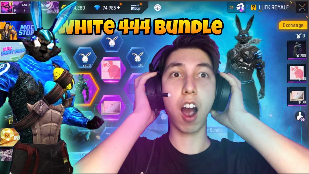 White 444 Bundle in the game 😨 | I thought it’s a glitch flie 🗿