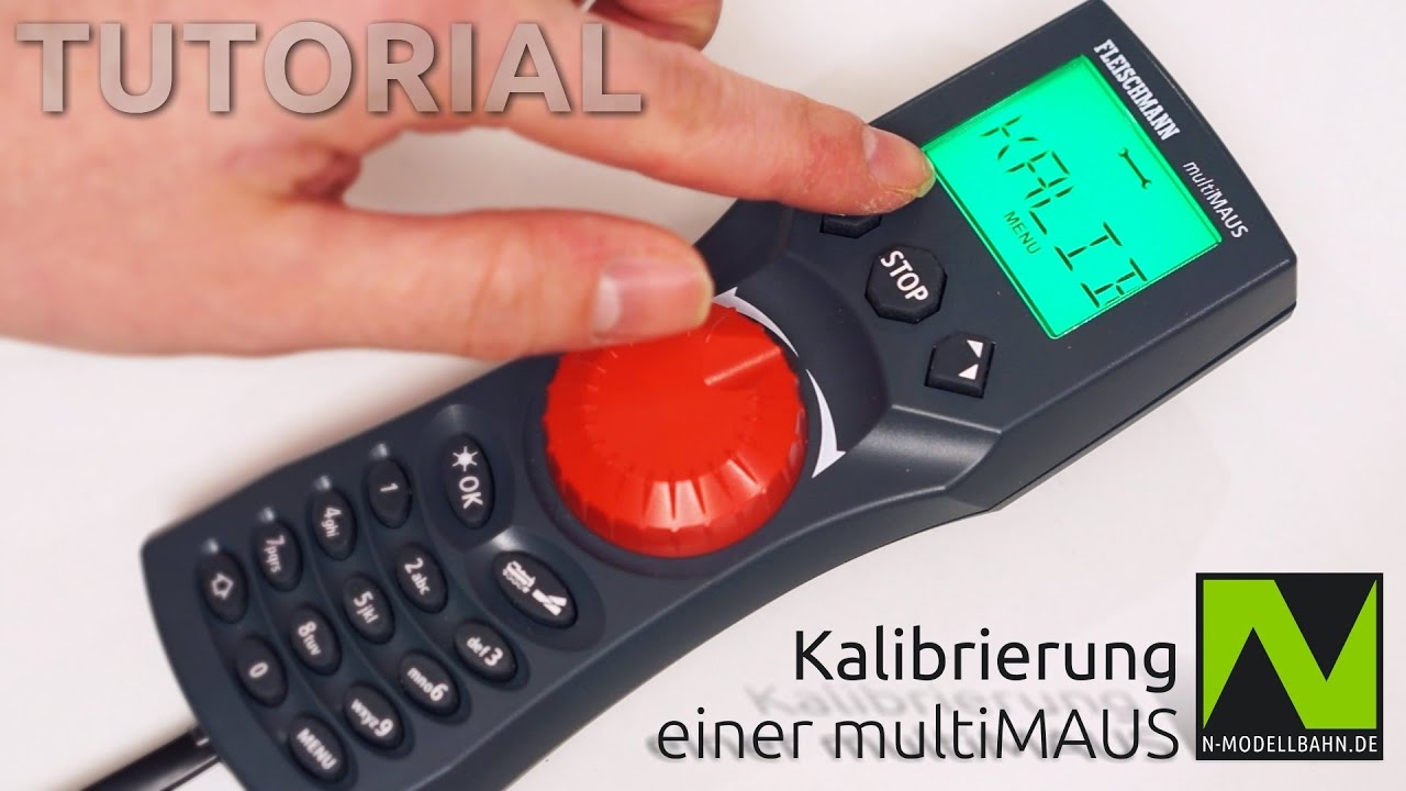 Kalibrierung einer multiMAUS - N-Modellbahn Tutorial
