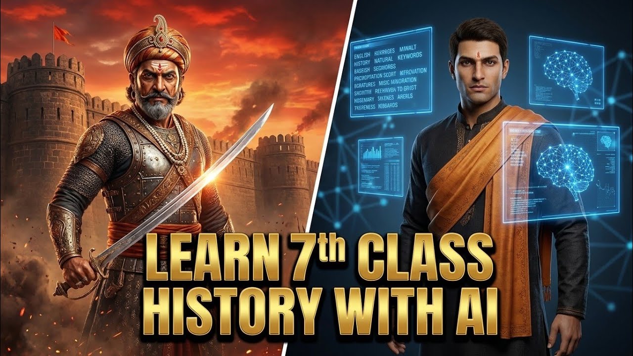 LEARN 7 CLASS HISTORY WITH AI | AI Adhikari #aihistory #mpsc #facts 
